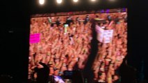 Harry Styles talking to the crowd/ intro to Through The Dark in Kansas City 7/28/15