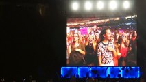 Harry Styles talking at OTRA Kansas City