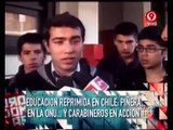 Duro de Domar - Educación reprimida en Chile. Piñera en la ONU y carabineros en acción 23-09-11