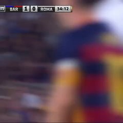 Barcelona vs. AS Roma: Lionel Messi se puso 'gallito' y trató de ahorcar a rival