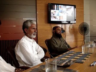 NASIR PATEL SADAR JUNAGADH FEDERATION KI APNE OFFICE ME RAZZAQ HINGORJA SE MULAQAAT.