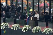 Dilma discursa em cerimônia de homenagem a Nelson Mandela