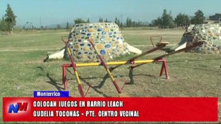 COLOCAN JUEGOS EN EL BARRIO LEACH DE LOS LAPACHOS