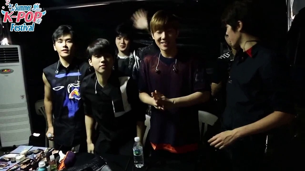 150804 Infinite (인피니트) Back Stage @ 썸머 KPOP 페스티벌 Summer KPOP Festival