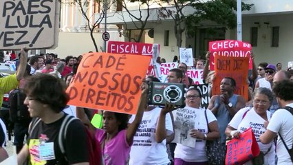 Protesto contra as Olimpíadas no Rio