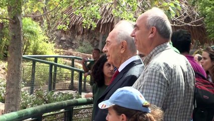 ביקור נשיא המדינה בגן החיות התנכ"י בירושלים