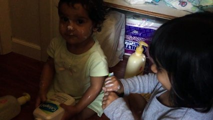 This is what happens when babies are too silent at home :)