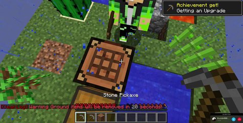Minecraft Sky Block | The Stone Tools w/thunder98876 [1]