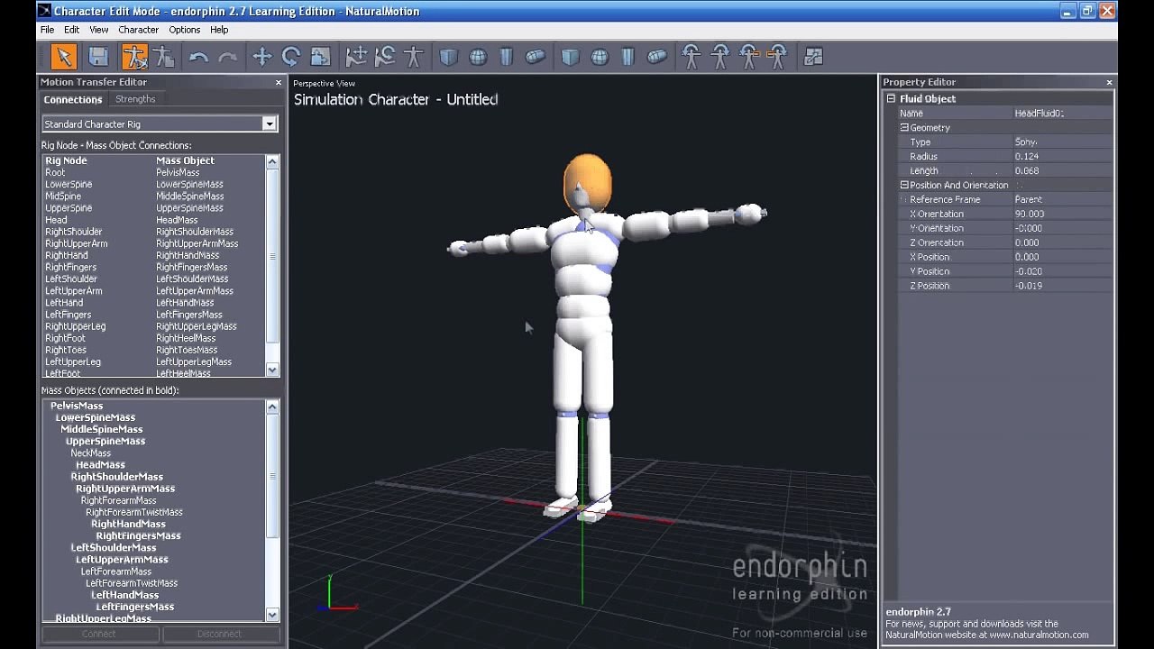[Endorphin] EXW Tutorials : How To Make Your Own Character