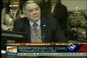 Respuesta del embajador de Venezuela,  Roy Chaderton, al emb de Panama. Sesión OEA 16 Enero 2013