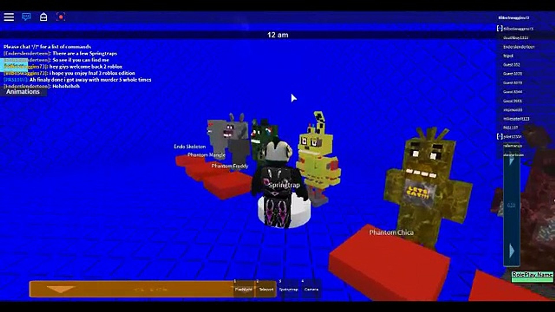 Roblox Fnaf 3 Video Dailymotion - springtrap roblox