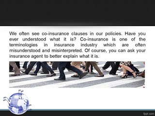 Co-Insurance and how it Works