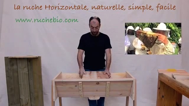 La ruche Horizontale (TBH ruche Kényane) - l'apiculture naturelle sans mal de dos