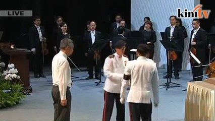 World leaders attend the funeral service of Lee Kuan Yew