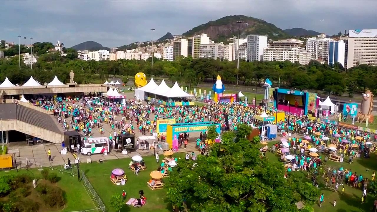 Aline Nastari mostra como foi a corrida do Cartoon Network no Rio de Janeiro
