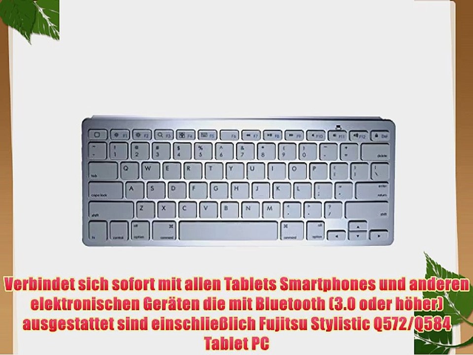 Cooper Cases(TM) B1 universelle Bluetooth Funktastatur f?r Fujitsu Stylistic Q572/Q584 Tablet