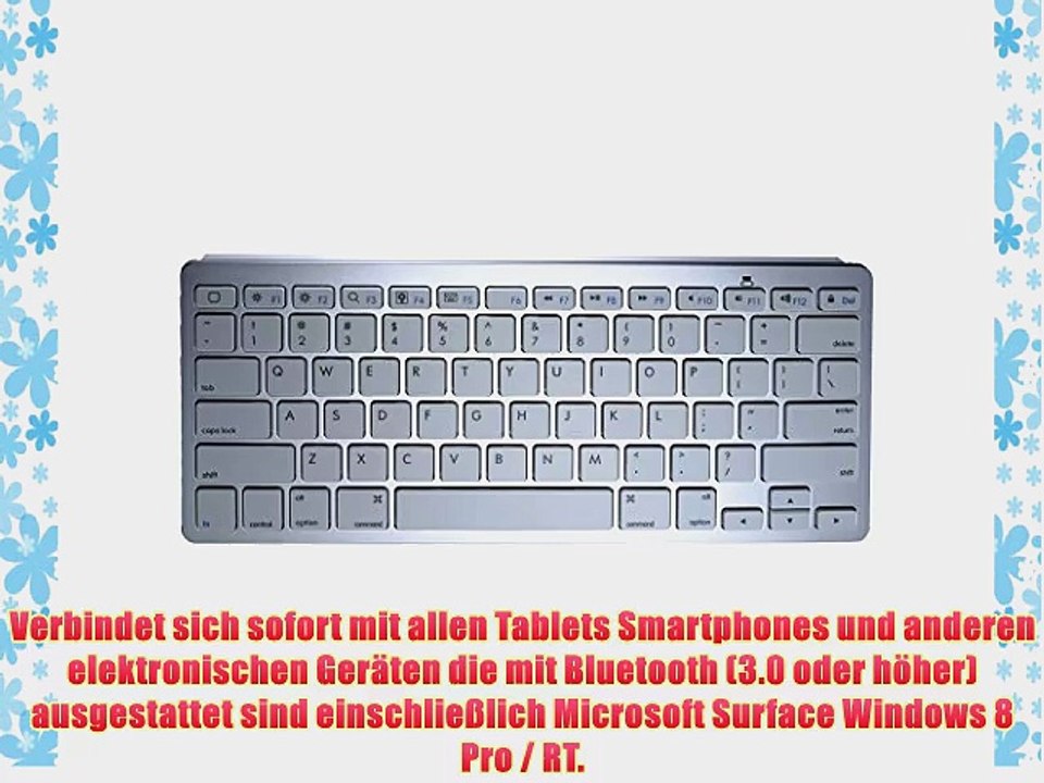 Cooper Cases(TM) B1 universelle Bluetooth Funktastatur f?r Microsoft Surface Windows 8 Pro