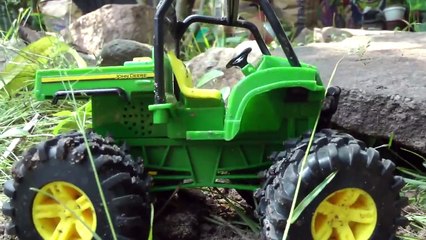 TONKA TRUCKS Dig Dirt Construction KIDS PLAYING Backyard FUN!