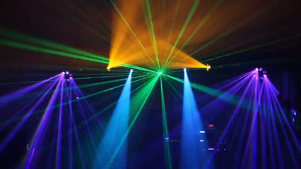 Laser Light Show (X-Laser Caliente, ADJ Royal 3D) 1
