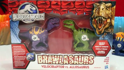 Jurassic World Toys Brawlasaurs Dinosaur Fights Surprise Eggs T Rex Velociraptor ToyPals tv