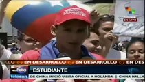 Juventud venezolana se moviliza por la paz y la vida en Caracas