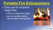 Free OSHA Training Tutorial - Portable Fire Extinguishers - Understanding Their Use and Limitations