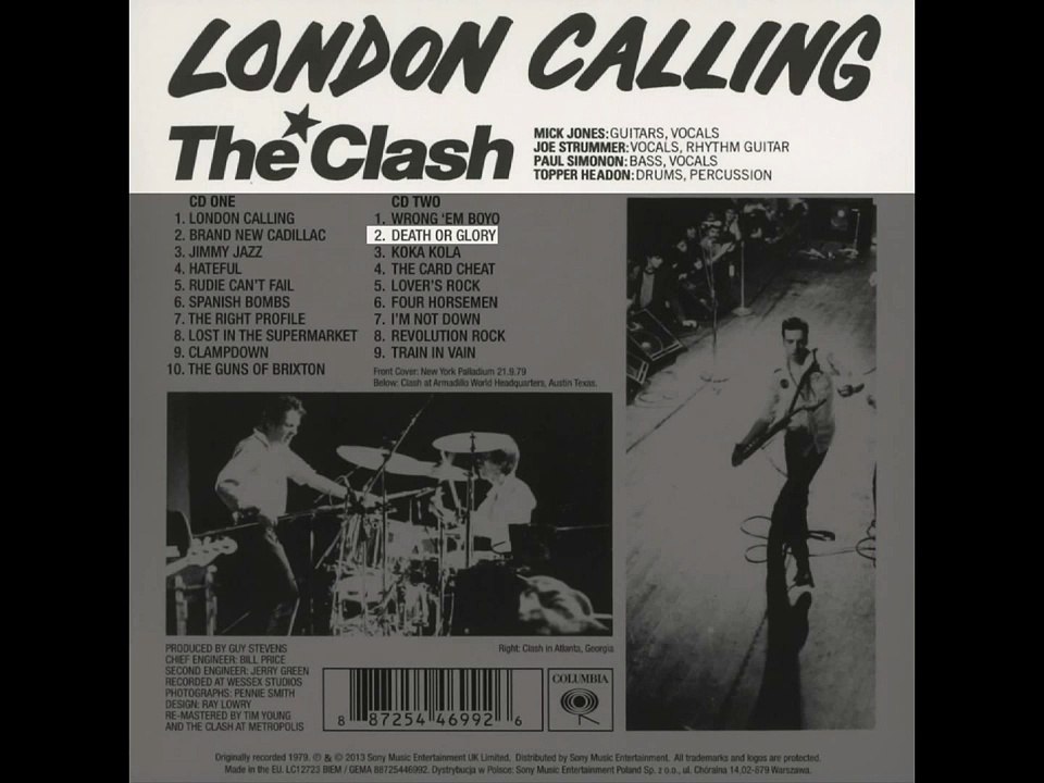 The Clash - Death or Glory - Instrumental