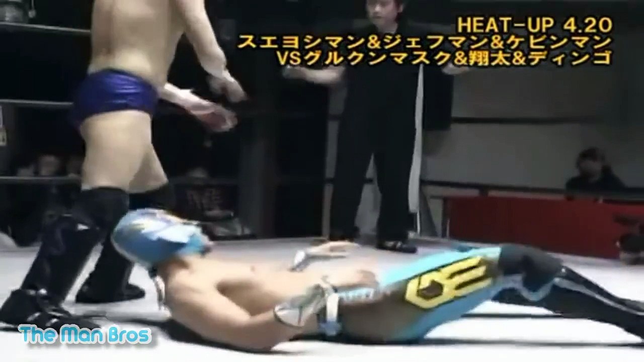 The Man Bros 首次遠赴日本摔角團體 "ＨＥＡＴ-ＵＰ" 作賽