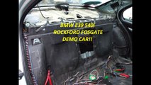 Phil Kennedy, bmw 5 series e39 rockford fosgate demo car