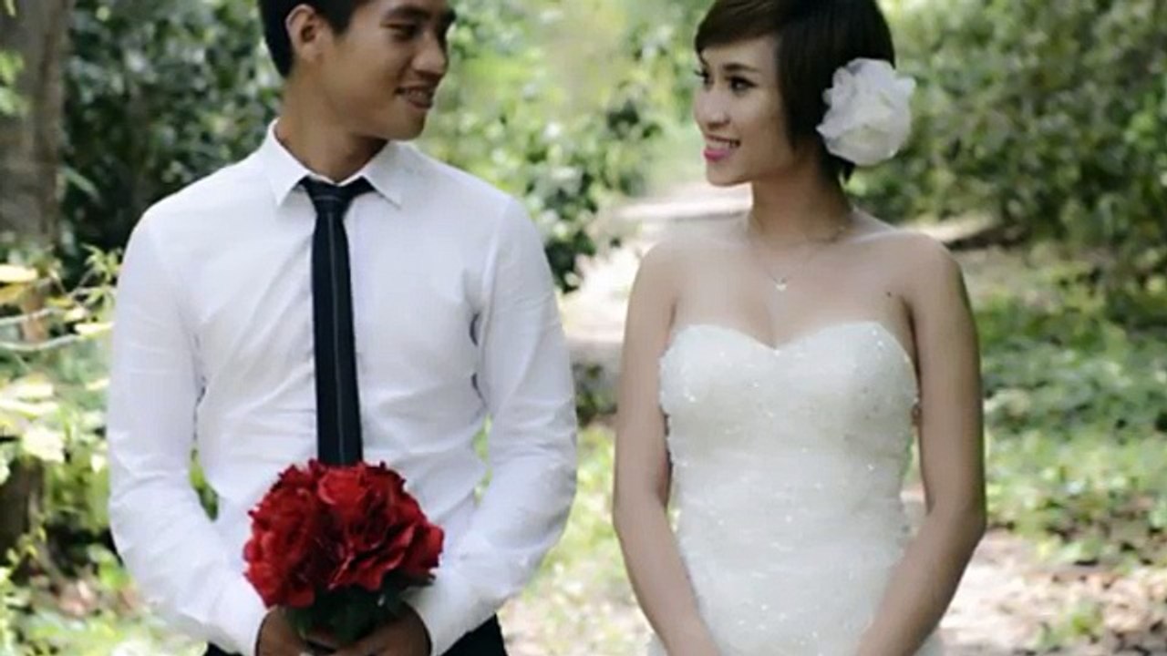 Ảnh cưới lãng mạn của cựu cầu thủ U23 Long Giang