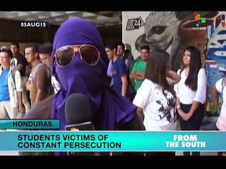 Honduras: Students Charge Authorities with Repression