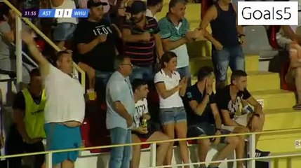 Constantin Budescu Goal Astra 1 - 1 West Ham Europa League 6-8-2015