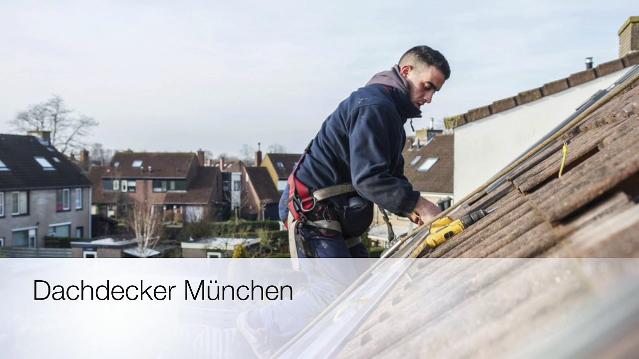 Dachdecker München - Unser Service