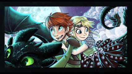 the hiccup and astrid fan art film