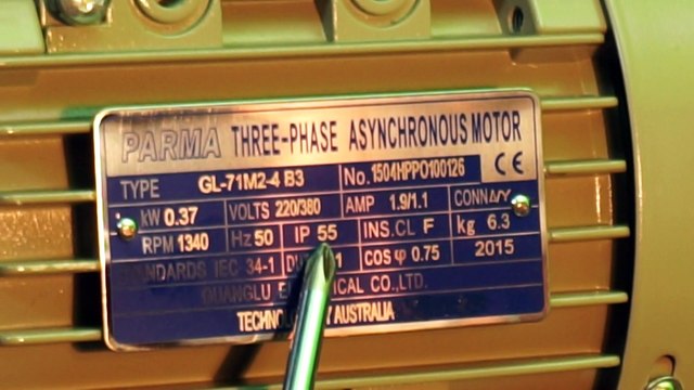 Động cơ điện 0.37 kW ~ 0.5 (1/2 ngựa), 1400 vòng/phút, công nghệ Australia, hàng NK mới 100%- Mô tơ điện MINHMOTOR