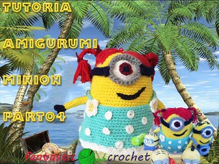 Amigurumi Minion au Crochet part 04 كروشيه لعبة مينيو