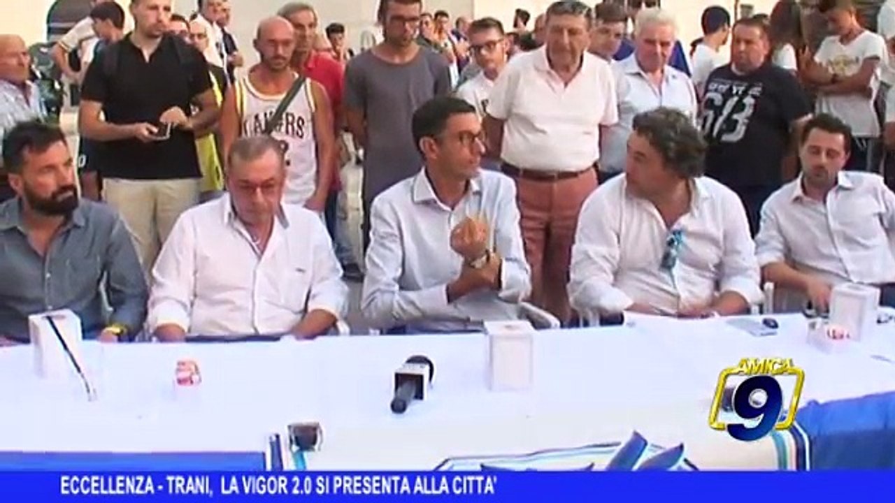 ECCELLENZA | Trani, la Vigor 2.0 si presenta alla città