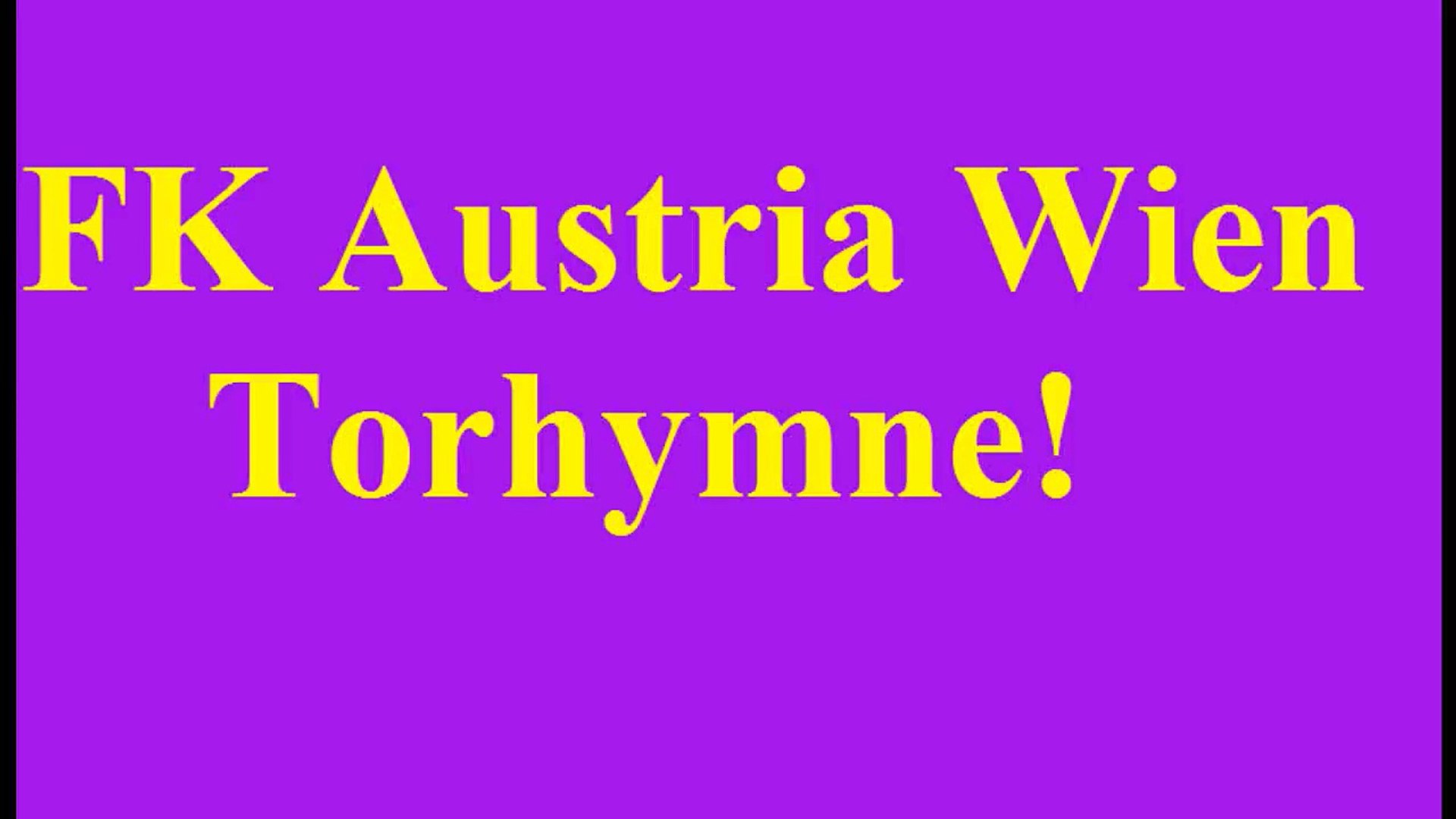 ⁣Austria Wien Torhymne