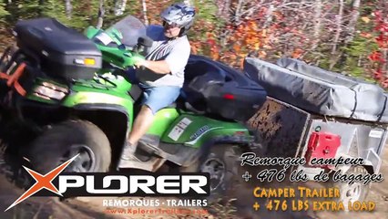 Xplorer Trailers, Remorque campeur pour Quad, ATV Camper trailer