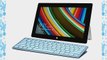 Navitech silbernes Wireless Windows Bluetooth Keyboard f?r das Samsung ATIV Tab 5 11.6 XE500T1C