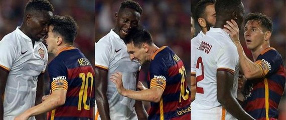 Messi sinirlerine hakim olamadı... İşte o anlar