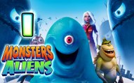 Monsters VS Aliens Walkthrough Part 1 (PS3, X360, Wii, PS2) ~ Ginormica Level 1