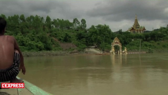 Impressionnantes inondations en Birmanie