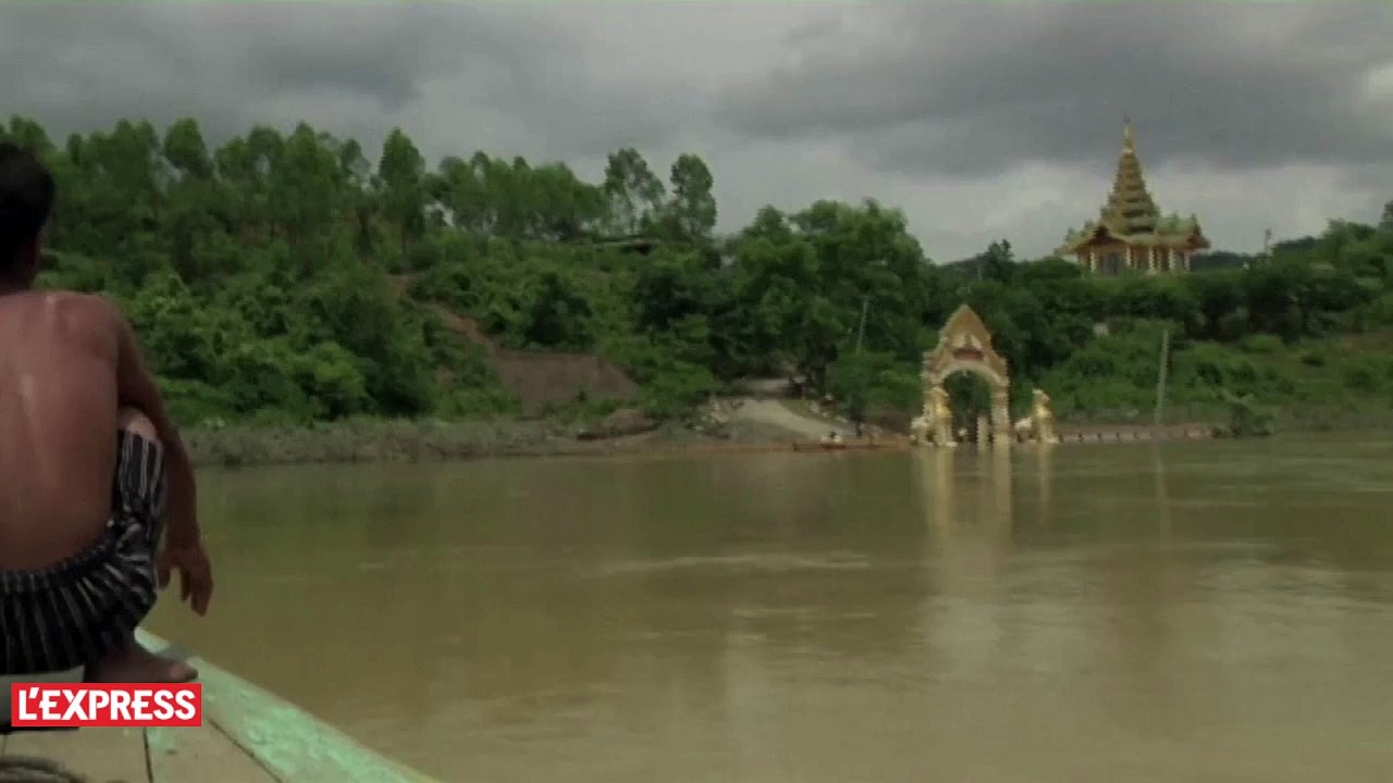 Impressionnantes inondations en Birmanie