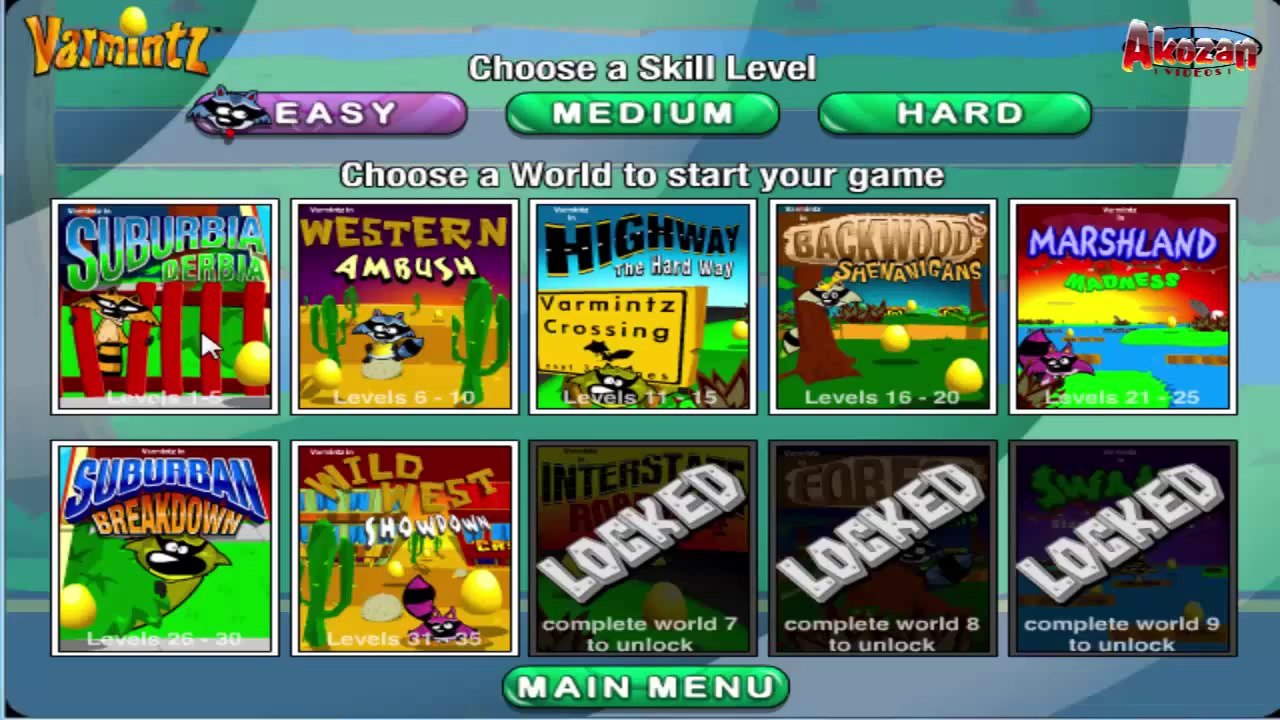 GameHouse Varmintz level 1