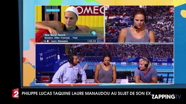 Laure Manaudou : Philippe Lucas se moque d'elle en direct en évoquant son ex Luca Marin