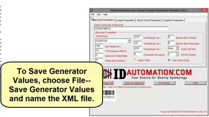 How to Create Barcodes through Commands using the Barcode Image Generator