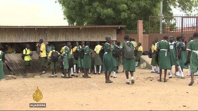 Girls in South Sudan struggle to get to school