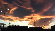 Trippy  Sky Phenomenon!!! Incedible Designs In Chemical Clouds!!  Man Made?