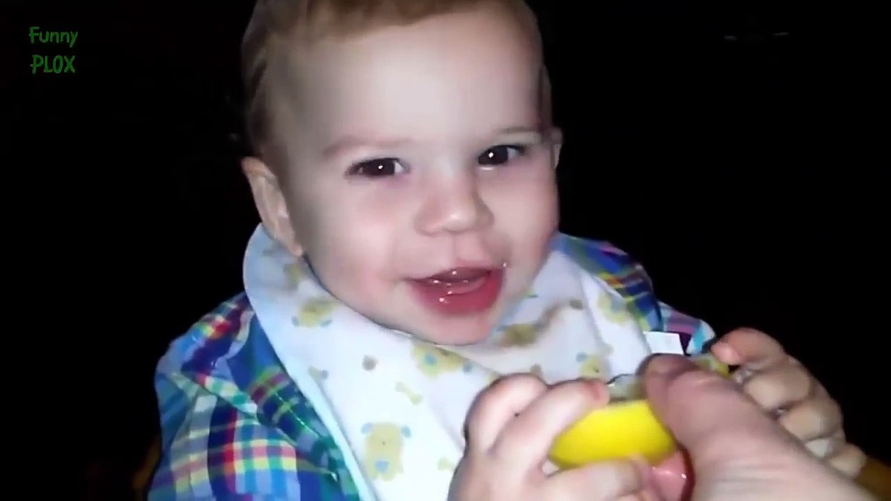 Babies Eating Lemons for the First Time In Their Lives